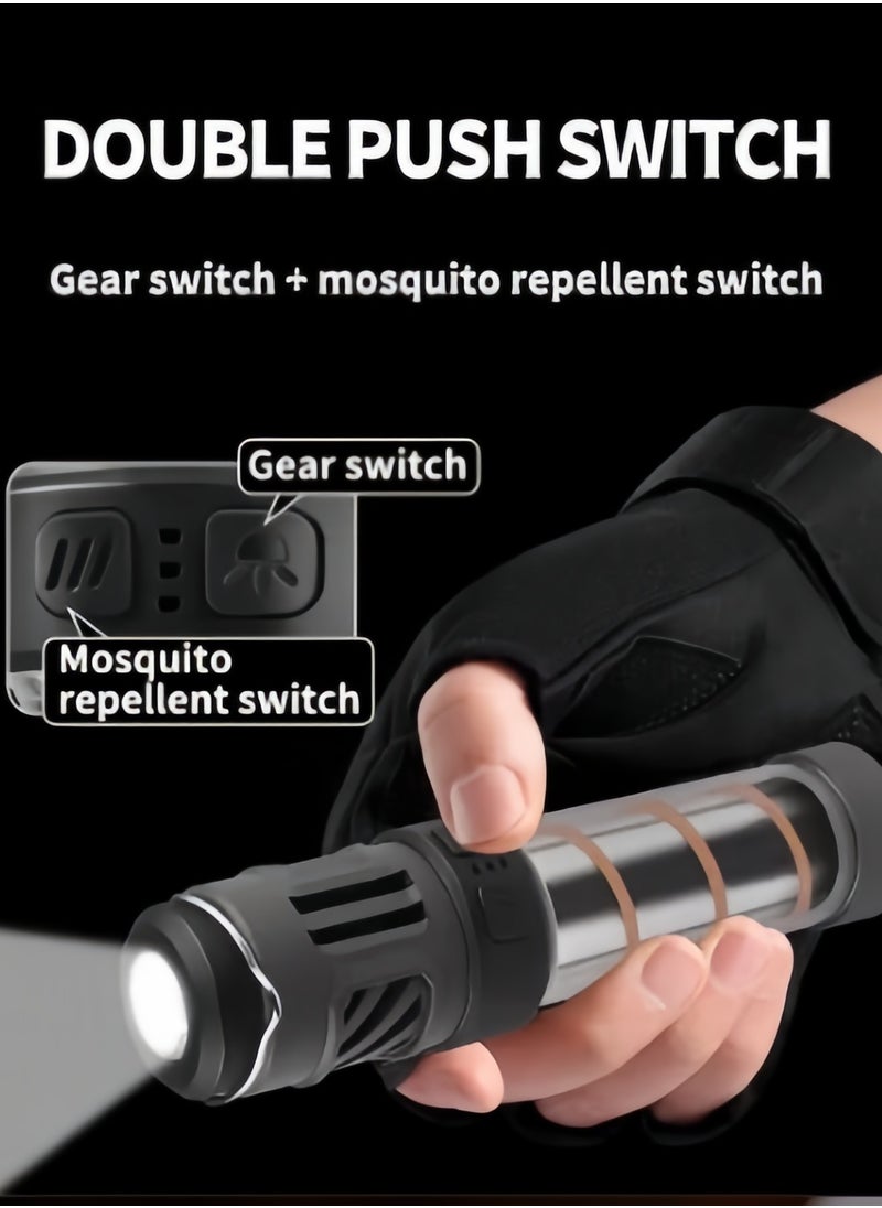 Telescopic folding multifunctional outdoor camping light