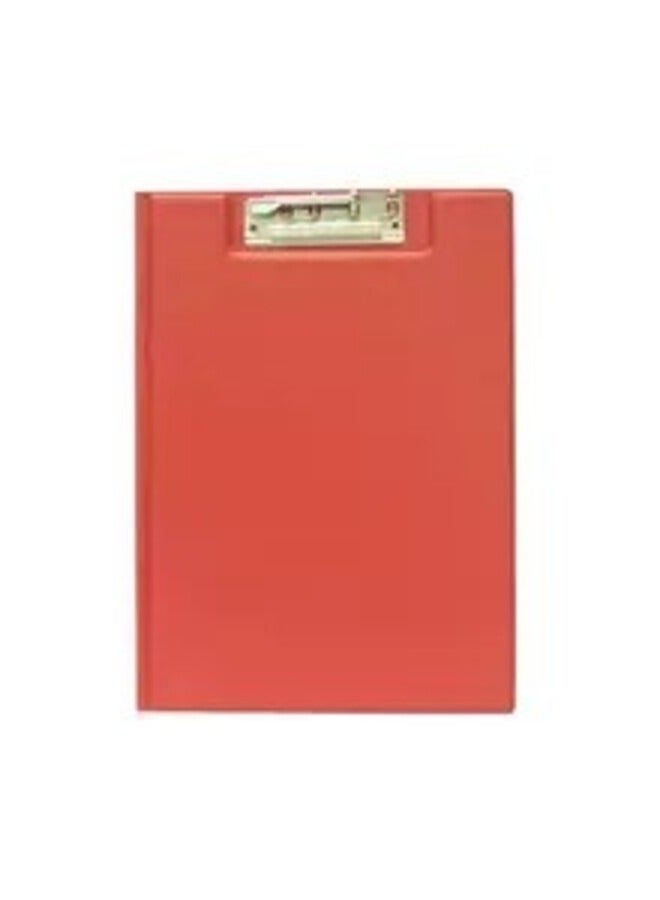 Fis Pvc Clip Boards - Double With Pressure Clip (red Color), A4 Size