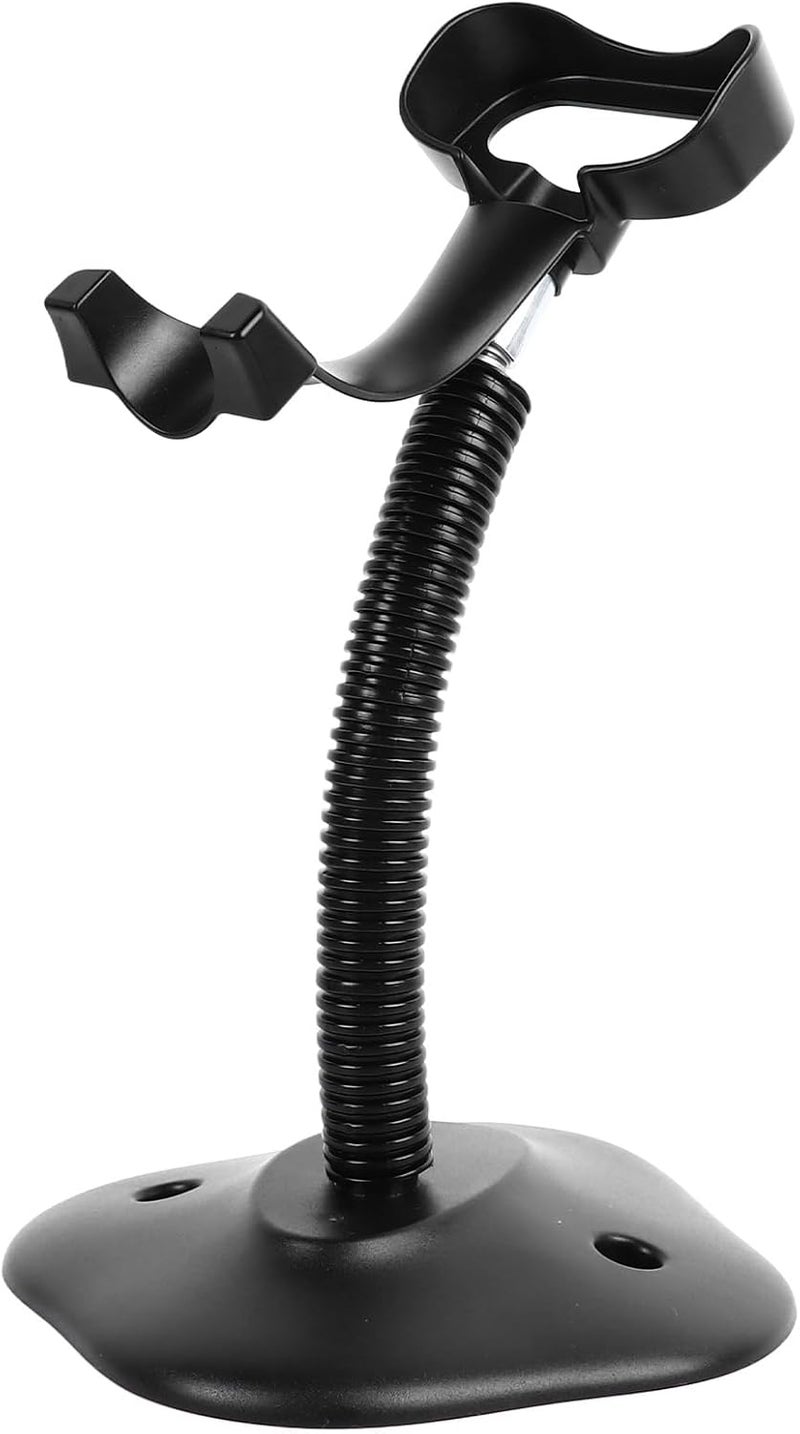 Adjustable Barcode Scanner Stand, HandsFree Scanning with Bracket for Multiple and Angles, Compatible with 1900G 1900G SR Readers, ABS and Stainless Steel Base - Image 3