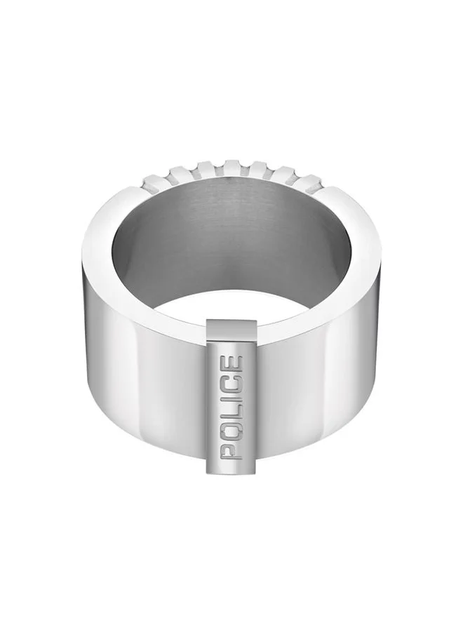 بوليس Gear Silver Ring For Men