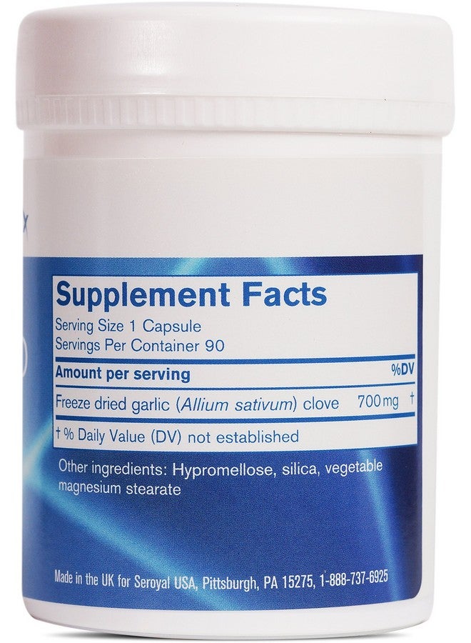 Pharmax Garlic Freeze Dried | Supports Upper Respiratory Tract and Cardiovascular Health | 90 Capsules - Image 2