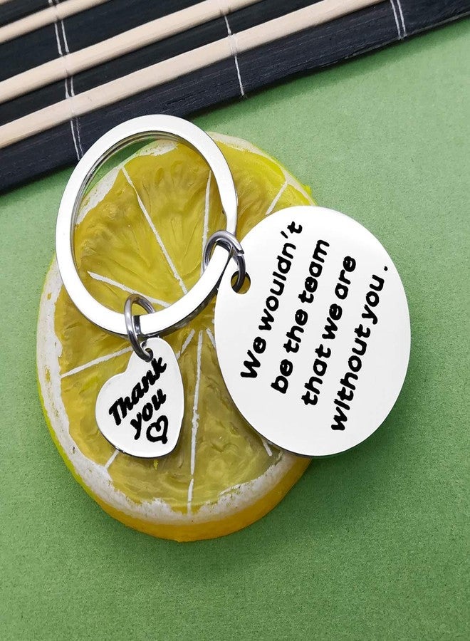 Baipilu Thank You Gift for Boss Coworker Coach-Wouldn't Be The Team That We are Without You Gift for Team Keychains Basketball Soccer Coach Leader Jewelry Appreciation Keychain Gifts For Birthday Christmas - Image 5