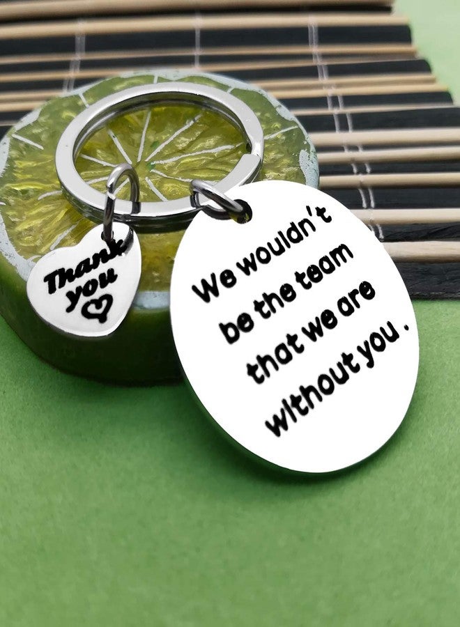 Baipilu Thank You Gift for Boss Coworker Coach-Wouldn't Be The Team That We are Without You Gift for Team Keychains Basketball Soccer Coach Leader Jewelry Appreciation Keychain Gifts For Birthday Christmas - Image 3