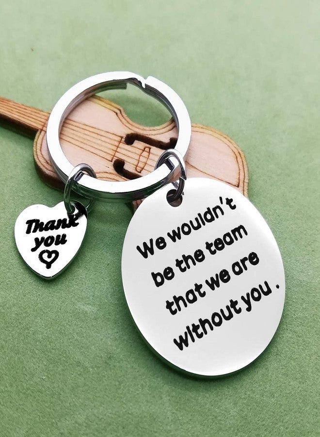 Baipilu Thank You Gift for Boss Coworker Coach-Wouldn't Be The Team That We are Without You Gift for Team Keychains Basketball Soccer Coach Leader Jewelry Appreciation Keychain Gifts For Birthday Christmas - Image 4