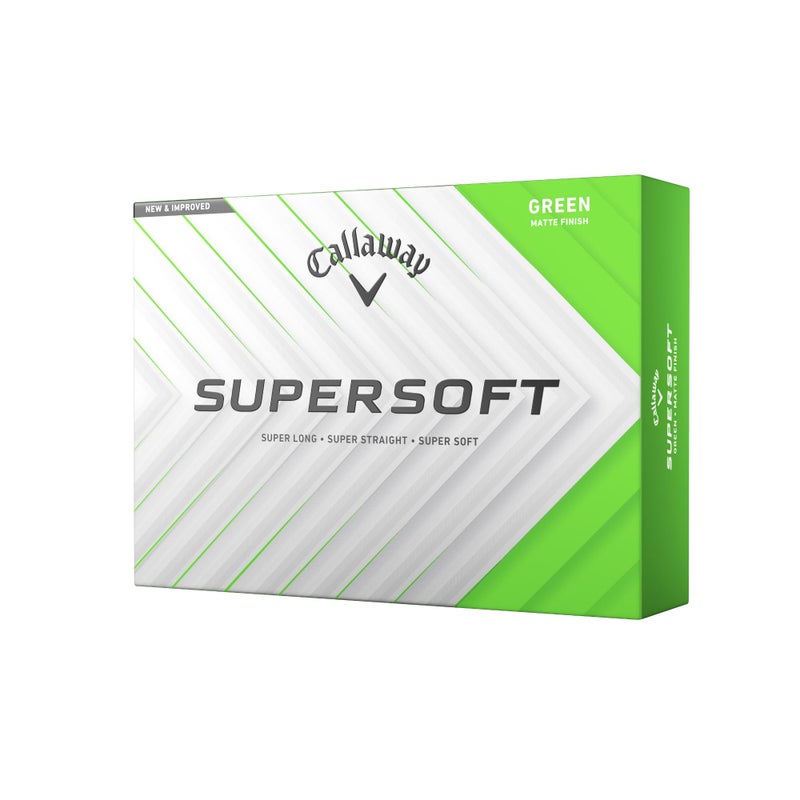 Callaway Golf Supersoft Golf Balls (2025, Green) - Image 1
