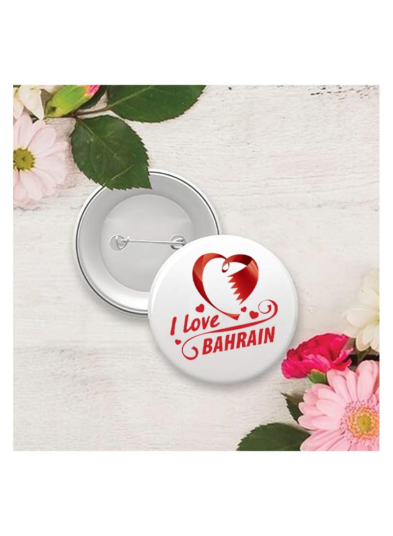 PRINTSHOP4ME Bahrain Button Badge For Men And Women–Versatile Accessory For Backpacks,Jackets,Or Hats-Round Pin-Back Button Badge-Perfect For Adults And Kids - Image 5
