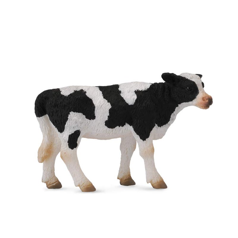 Collecta Standing Friesian Calf, 3"L x 1.8"H - Image 1
