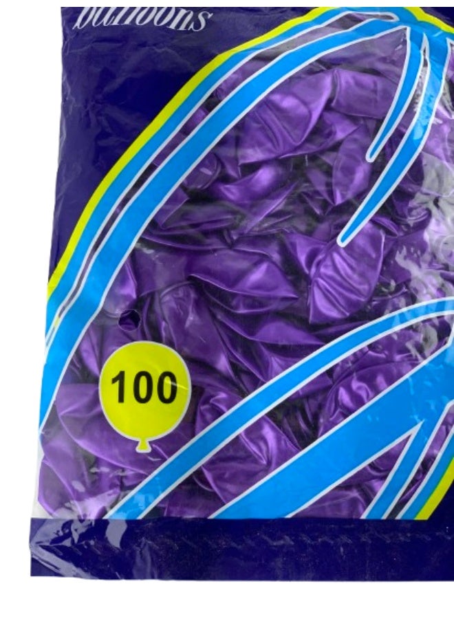 كيس بلالين موف 100 بالونة عالي الجودة للزينة والحفلات - Image 3
