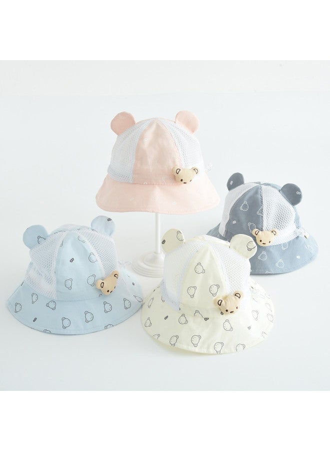 Bumblebee Baby Mesh Ultra-light Bucket Hat Outdoor 3d Fisherman Hat Boneless Foldable Storage - Image 4