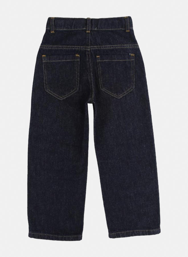 playmore Unisex Denim Pants - Navy - Image 2