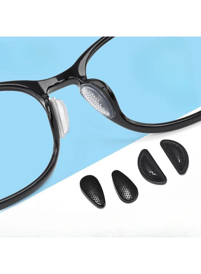 White Soft D Shaped Airbag Eyeglass Nose Pads 40pcs Comfortable Breathable Anti Slip - Image 4