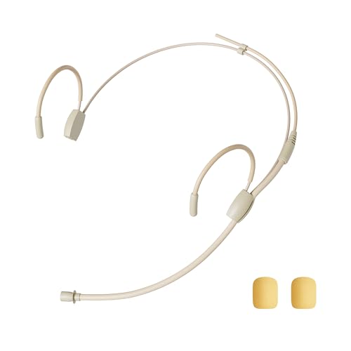 JK J K Pro Earhook Headset Headworn Omnidirectional Microphone MIC-J 060 Compatible with AKG Samson Wireless Transmitter - Mini XLR TA3F Plug - Image 3