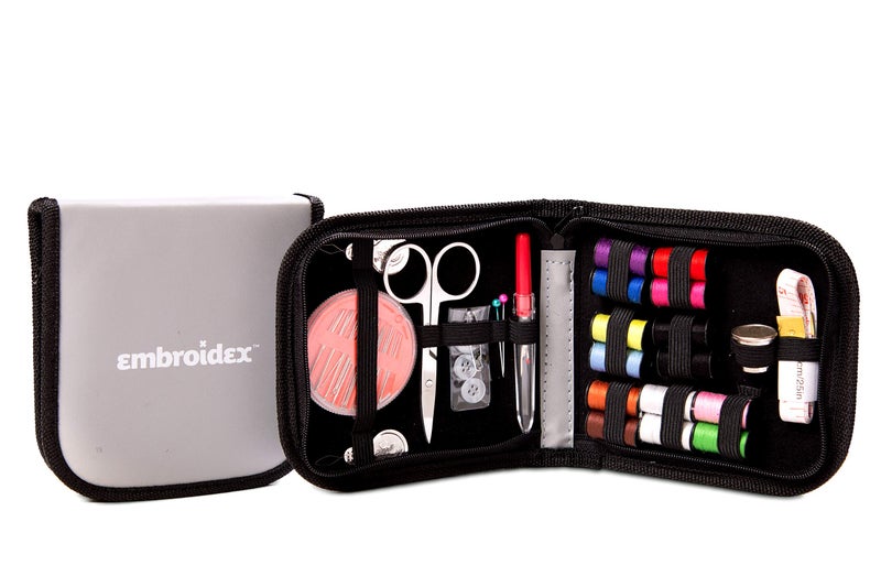 Embroidex Sewing Kit - Home, Travel & Emergencies - Quality Notions, Scissor & Thread - Great Gift - Image 2