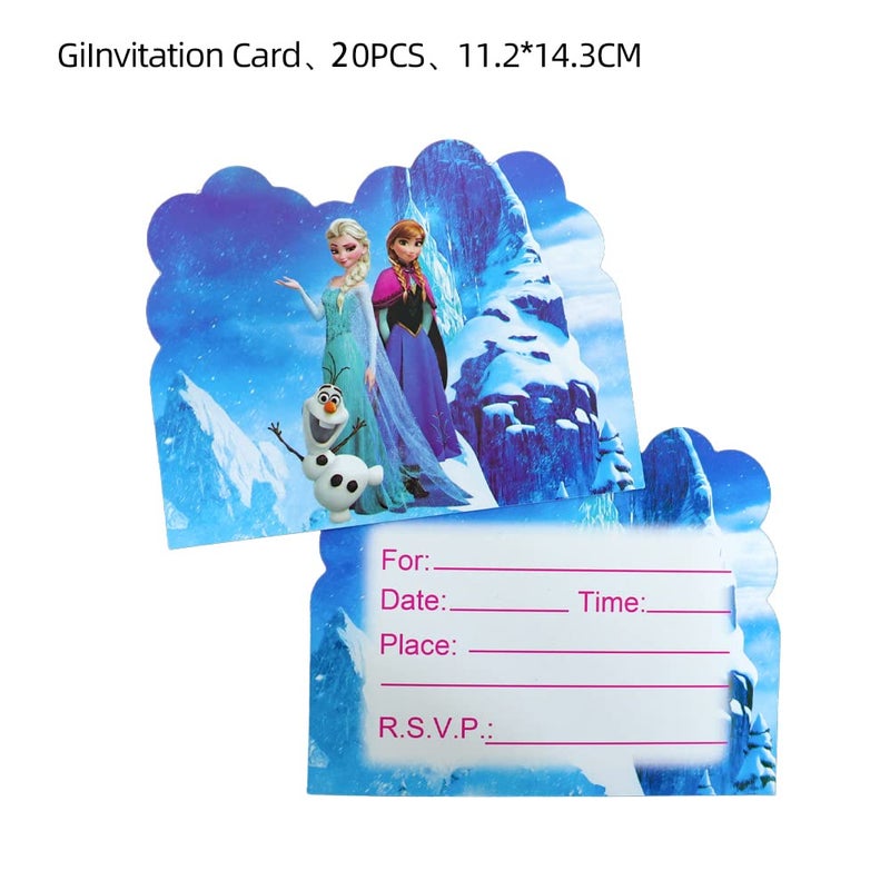 Losede 20pcs Birthday Party Invitations Birthday Party Supplies Decoration (Style 5) - Image 2