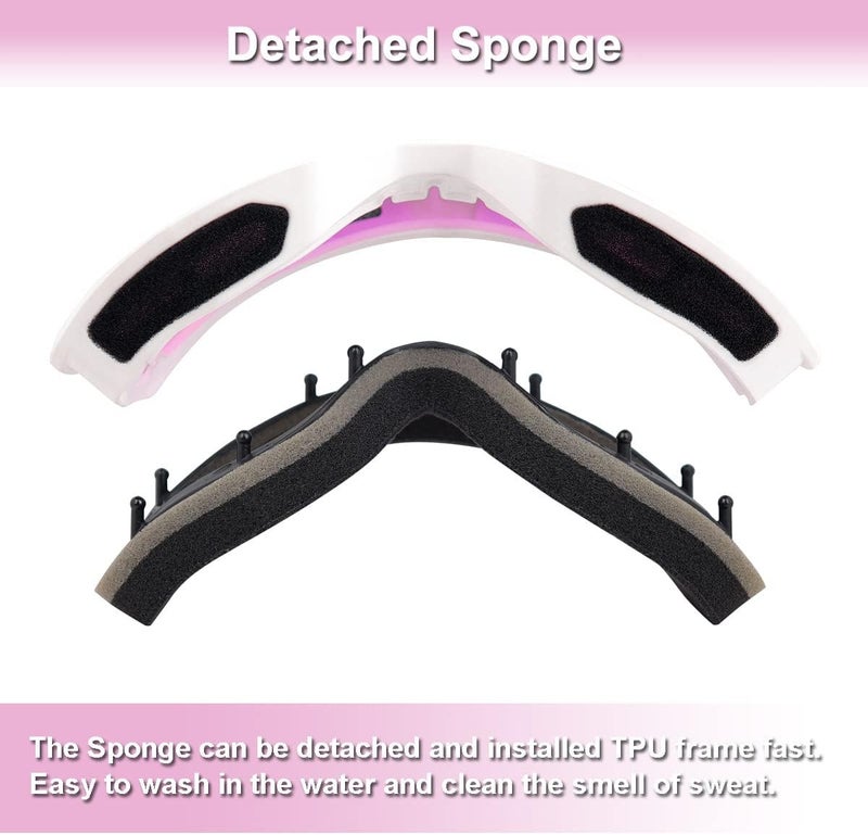 EXP VISION Ski/Snowboard Goggles for Men Women, OTG Snow Goggles Anti Fog UV Protection - Image 4