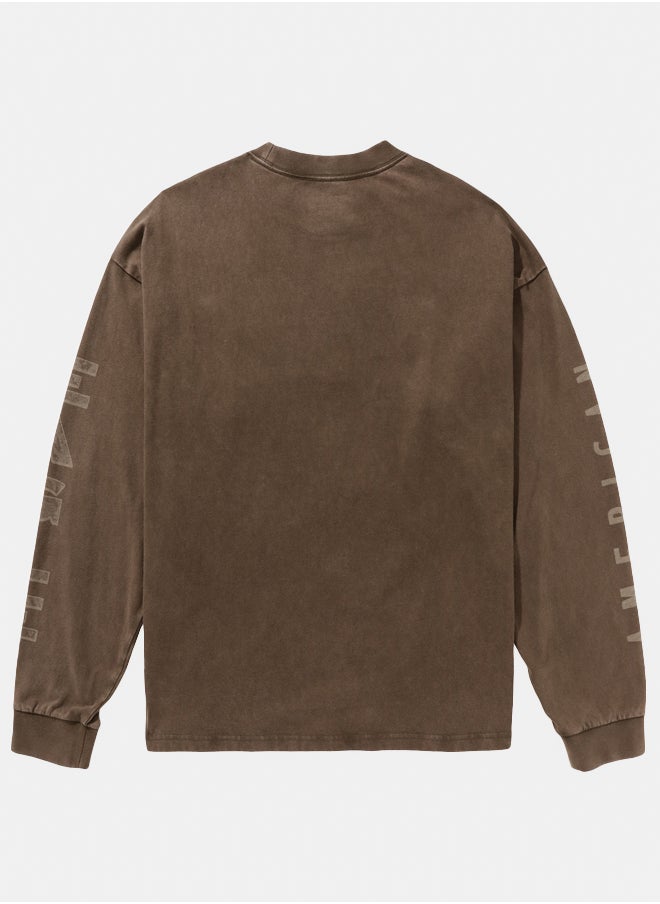 American Eagle - AE Long-Sleeve Logo Graphic T-Shirt - Image 1