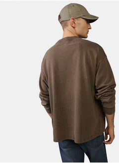 American Eagle AE Long-Sleeve Logo Graphic T-Shirt  - Image 2