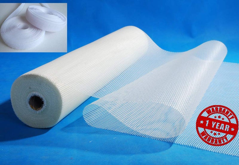 SAI PRASEEDA Mosquito Net for Window with Fiber Glass Mesh 4/7feet(120/210cm) 48/84Inches 1 Year Guarantee Without Stitched (White Color) 200GSM No:47 - Image 4