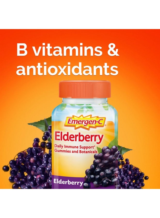 Emergen-C Emergen-C Elderberry Gummies, Elderberry Immune Support Natural Flavors with High Potency Vitamin C, 36 Count - Image 5