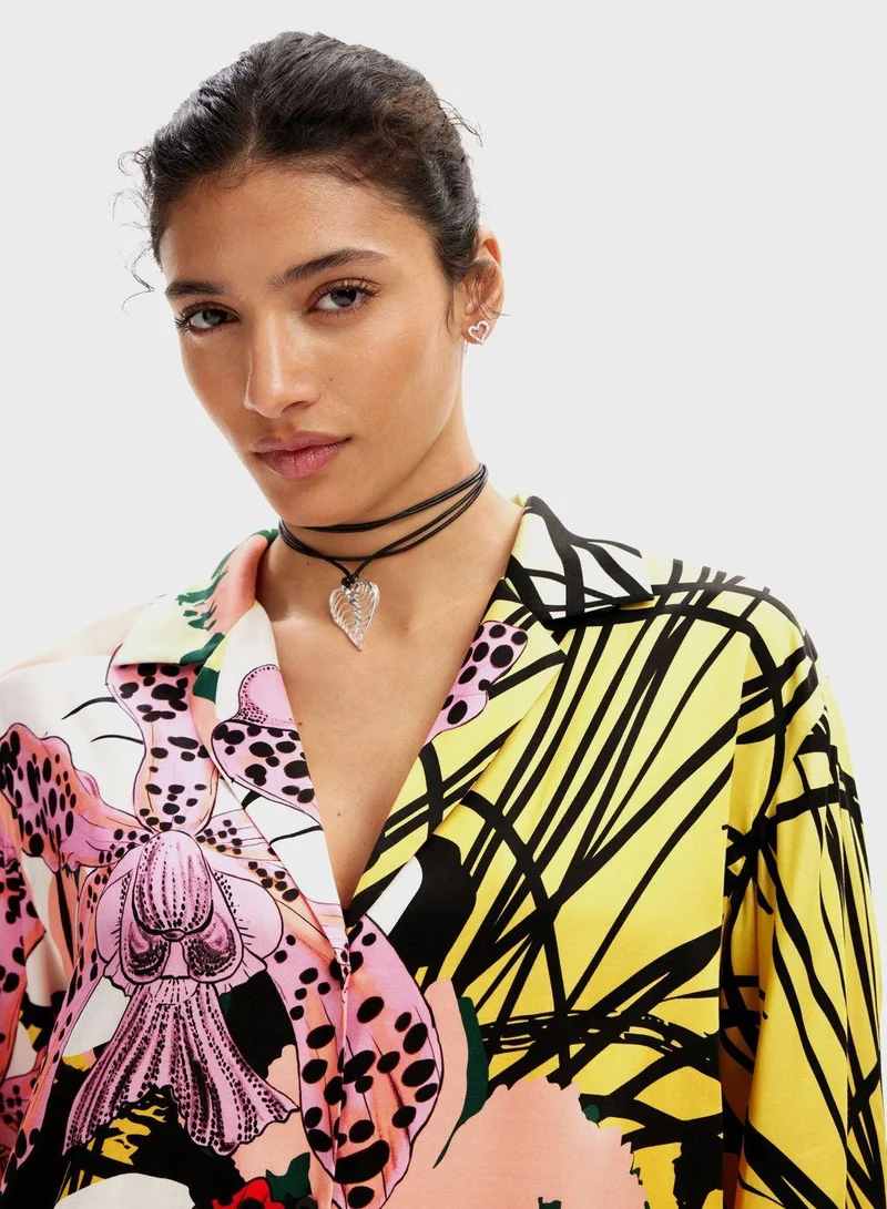 ديسيجوال Christian Lacroix Orchid Printed Shirt