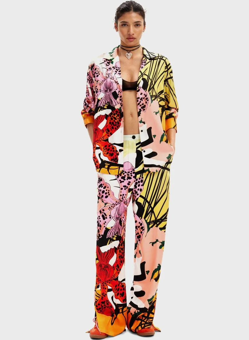 ديسيجوال Christian Lacroix Orchid Printed Shirt