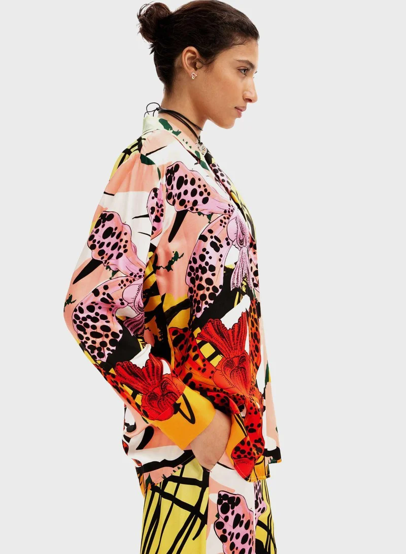 ديسيجوال Christian Lacroix Orchid Printed Shirt