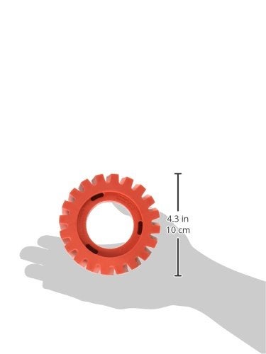 Dynabrade (92255) Nitro Series™ 4" (102 mm) Diameter x 1.25" (32 mm) Wide RED-TRED Eraser Wheel | Wheel Accessory For Use with NitroZip (NZ1) Surface Conditioning/Decal Removal Tool - Image 3