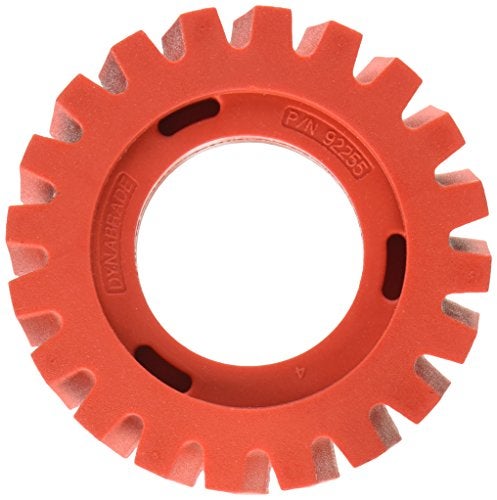 Dynabrade (92255) Nitro Series™ 4" (102 mm) Diameter x 1.25" (32 mm) Wide RED-TRED Eraser Wheel | Wheel Accessory For Use with NitroZip (NZ1) Surface Conditioning/Decal Removal Tool - Image 4