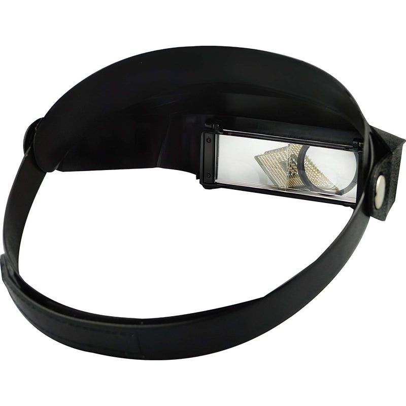 FindingKing Head Band Magnifier Magnifying Glass Headband Dual Lens Flip Visor Magnification - Image 4