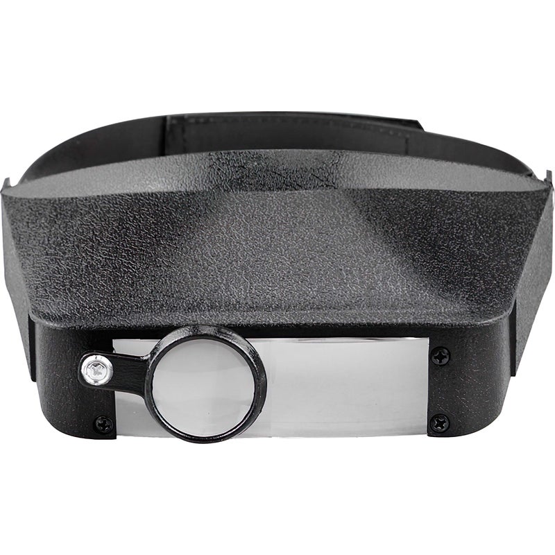 FindingKing Head Band Magnifier Magnifying Glass Headband Dual Lens Flip Visor Magnification - Image 2