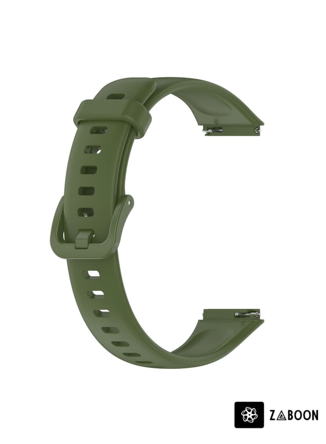 Zaboon Huawei Band 7 Solid Color Silicone Watch Band - Image 2