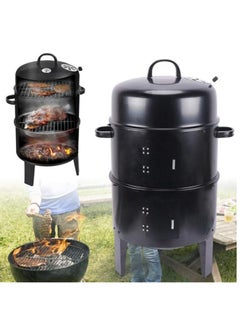 BBQ Charcoal Barbecues Oven Charcoal Grill, Cabinet Bin Large Grill Oven for Parties Festive Events,80 x 40 cm