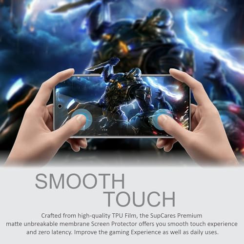 SupCares TPU Anti Glare Matte Unbreakable Membrane Screen Protector for Google Pixel 9 Pro XL and Google Pixel 10 Pro XL (6.8 Inch) With Easy Self Installation Kit | Fingerprint Working|Edge to Edge - Image 5