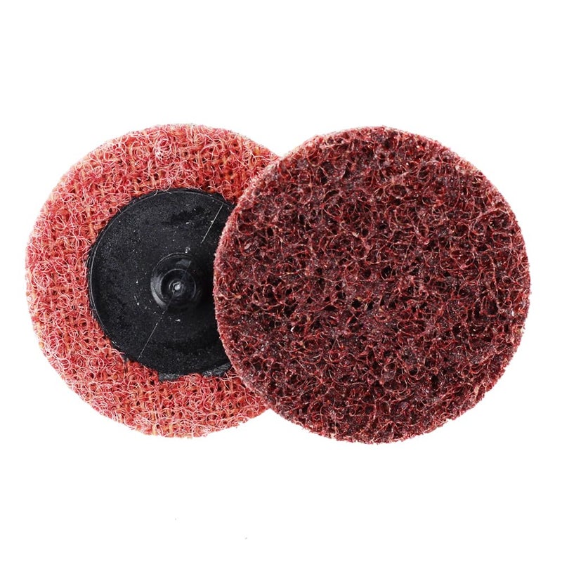 BHA Surface Conditioning Quick Change Discs, 2" Red (Medium) Prep Pad - 25 Pack - Image 2