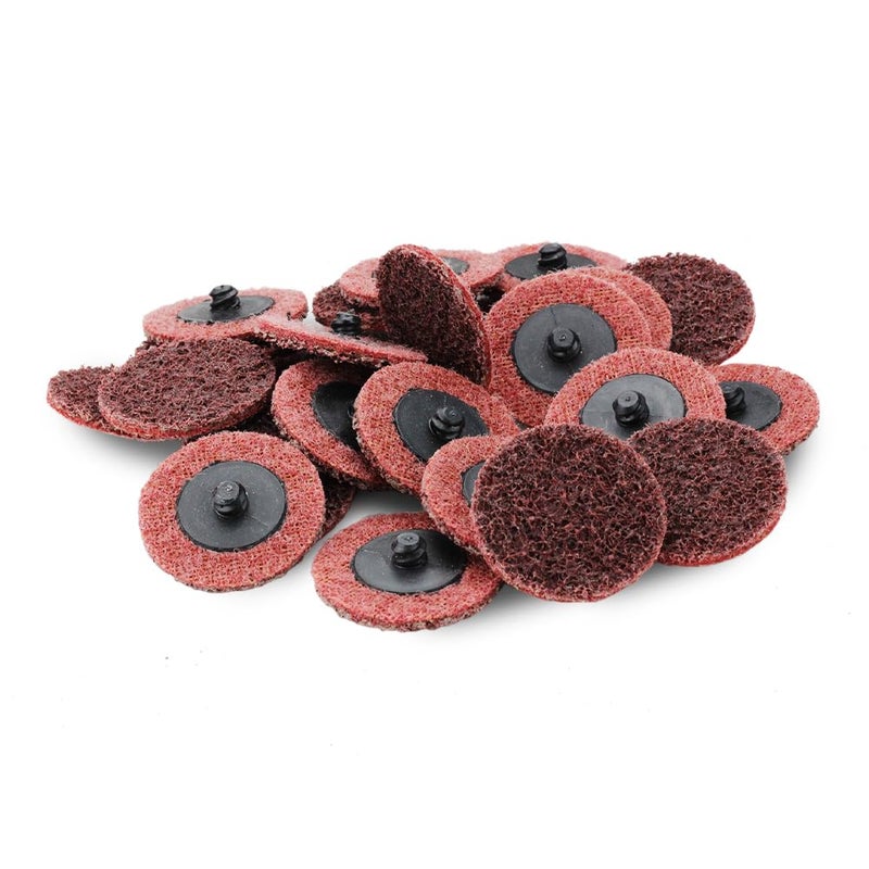 BHA Surface Conditioning Quick Change Discs, 2" Red (Medium) Prep Pad - 25 Pack - Image 1