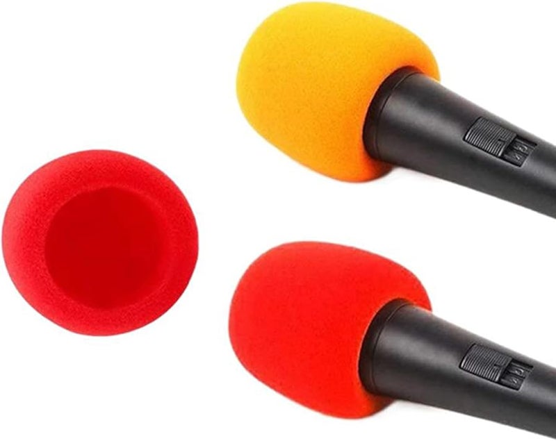 Mixed Color Foldable Foam Windscreen Detachable Microphone Guard for Outdoor Travel Performances - Image 4