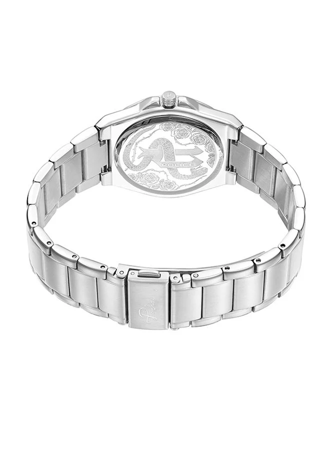 بوليس Hana Watch For Women Silver Dial And Silver Bracelet