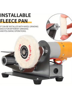 EzzySo Mini Belt Sanding Machine 7 Speed Adjustable Bench Belt Sander Portable Sanding Machine Kit For Metal Wood DIY Handcraft Tool Sharpening  - Image 3