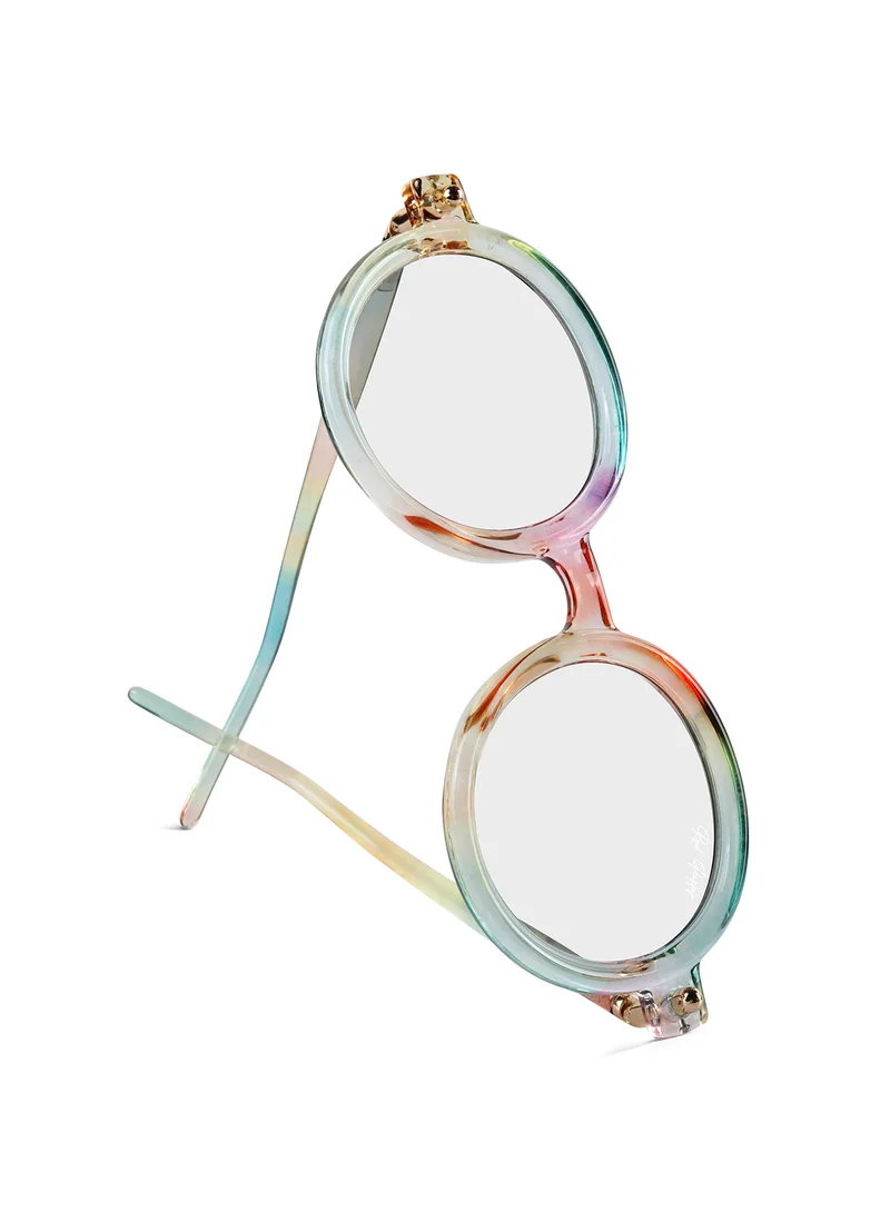 Woggles Swirl Multi Round Sunglasses| 100% UV Protected| Men & Women
