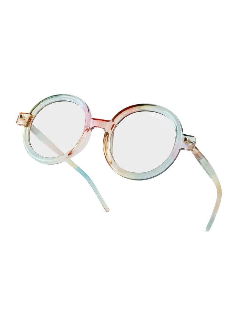 Woggles Swirl Multi Round Sunglasses| 100% UV Protected| Men & Women