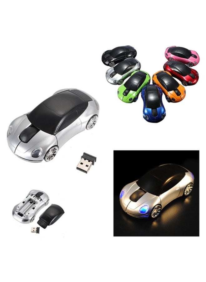 Cartoon Creative Car Model Wireless Optical Mouse - Image 3