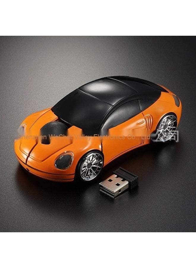 Cartoon Creative Car Model Wireless Optical Mouse - Image 1