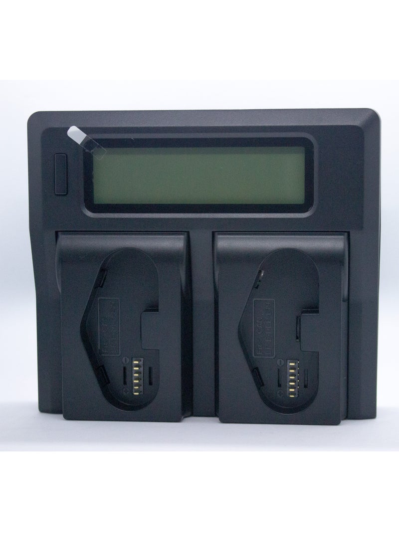 BESTON Dual Battery Charger with USB Port for Canon LP-E19 - Image 2
