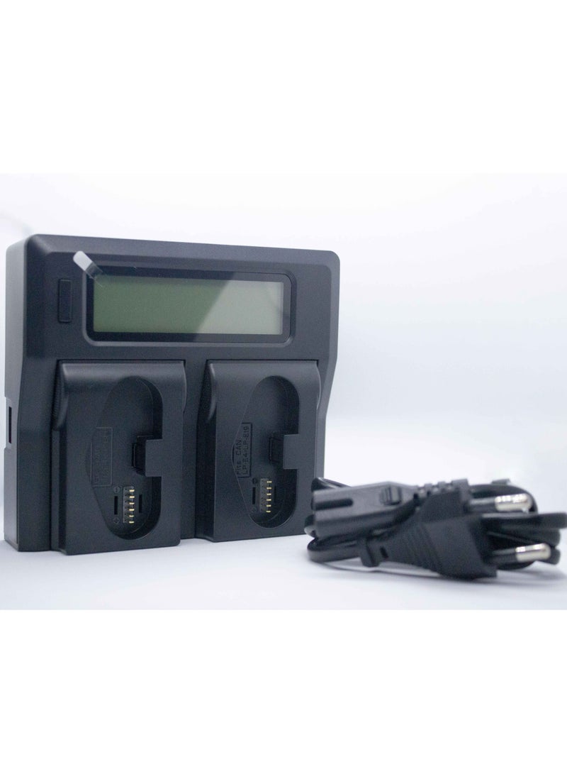 BESTON Dual Battery Charger with USB Port for Canon LP-E19 - Image 5