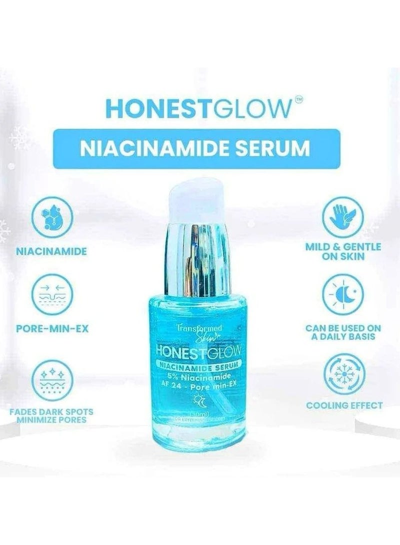 Transformed Skin honestglow niacinamide serum