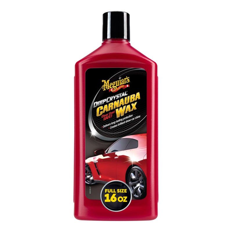 Meguiars شمع كارناوبا العميق من ميغوايرز - شمع سائل عالي الجودة لحماية طويلة الأمد - يحجب العناصر - زجاجة سعة 16 أونصة