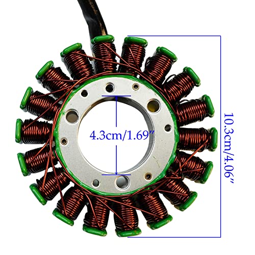 CLEO DC-Magneto stator 18 coil Apply to CN250 CH250 cf250cc water cooled ATV off-road motorcycle(104mm) - Image 2
