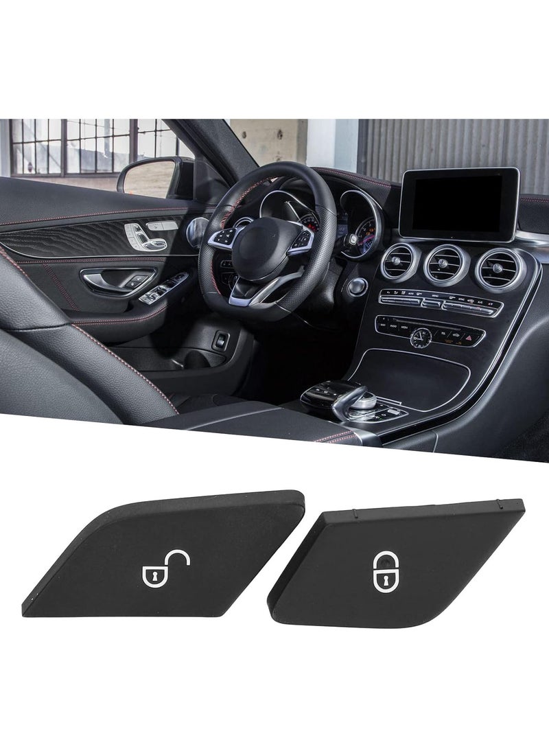 GGOOT Car Door Lock Switch Fit for Benz C-Class W205, ABS Car Door Lock Unlock Button Driver Side Clear Pattern Replacement - Image 4