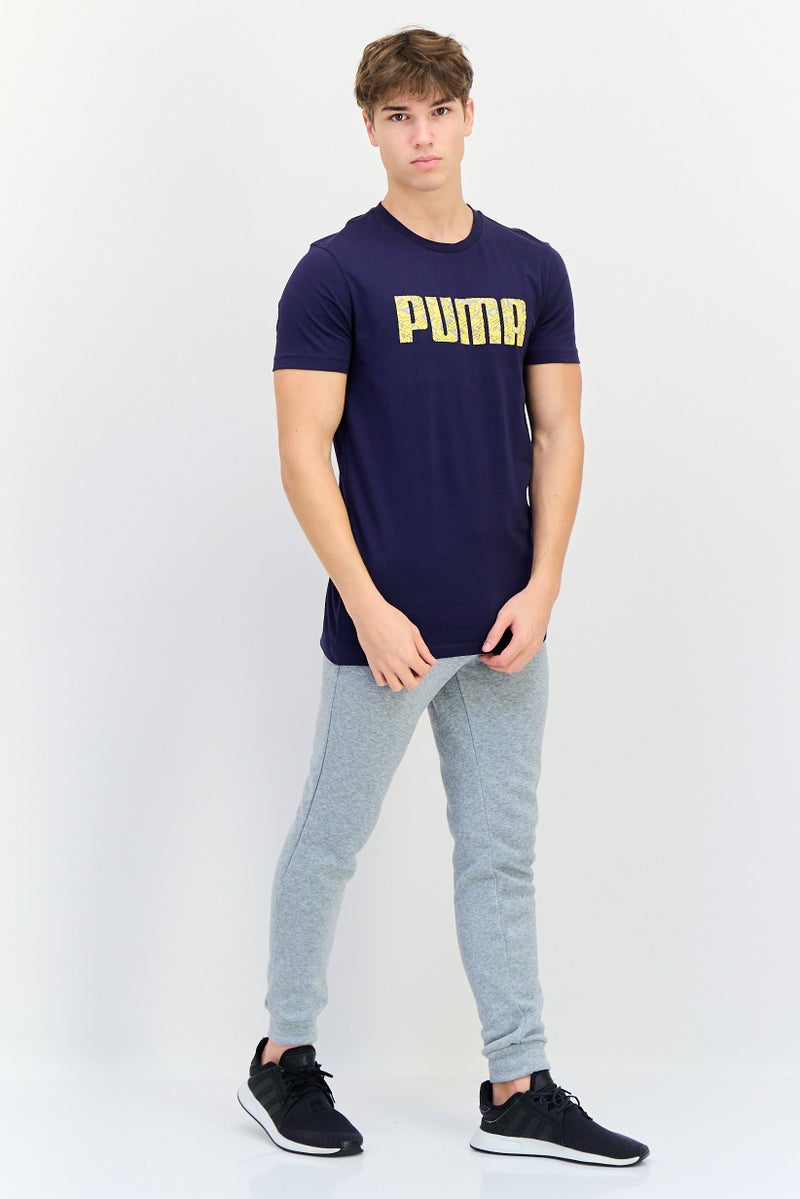 PUMA Men Slim Fit Short Sleeve Outdoor T-Shirt, Navy - Image 2