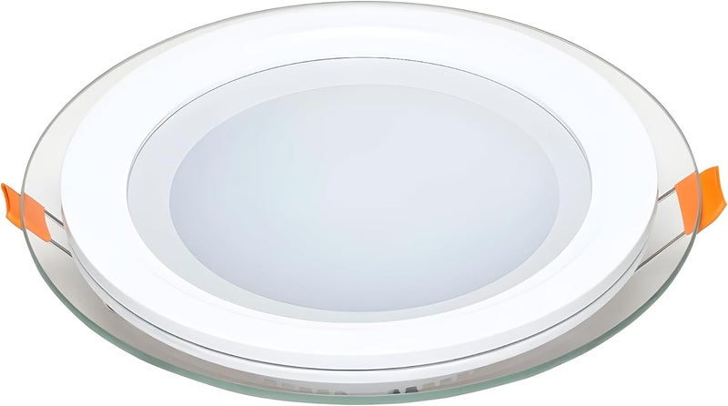 20W LED Round Glass Panel Light with 3 Color Changing Options for Home & Office - Image 1